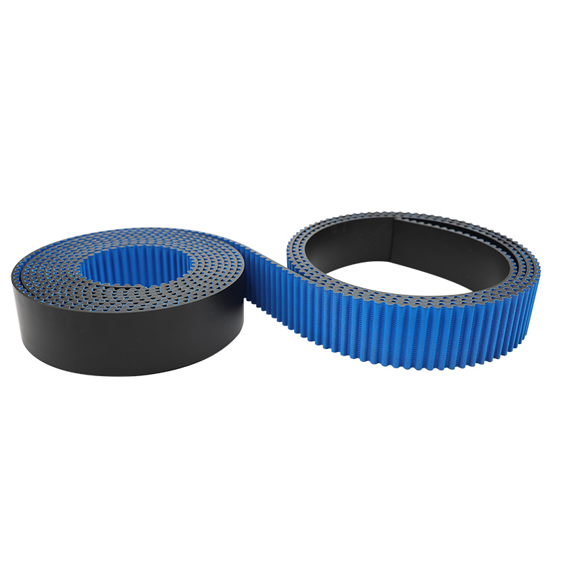 Black Blue PU Opening Timing Belt